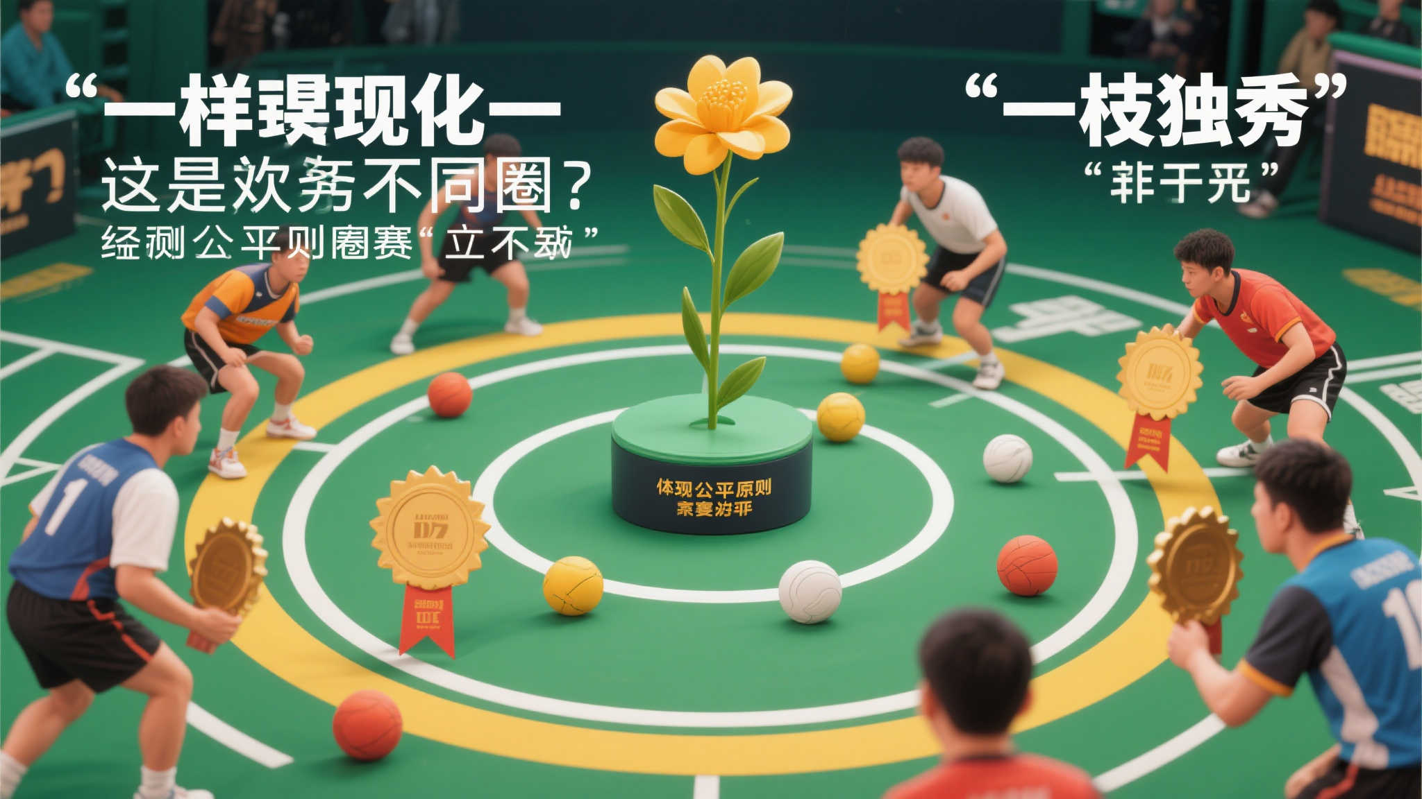 王欣瑜惜败仅获项链鲜花,冠军满载奖杯手表香槟 这样的现象会导致一个问题:如何平衡不同圈层竞技者获